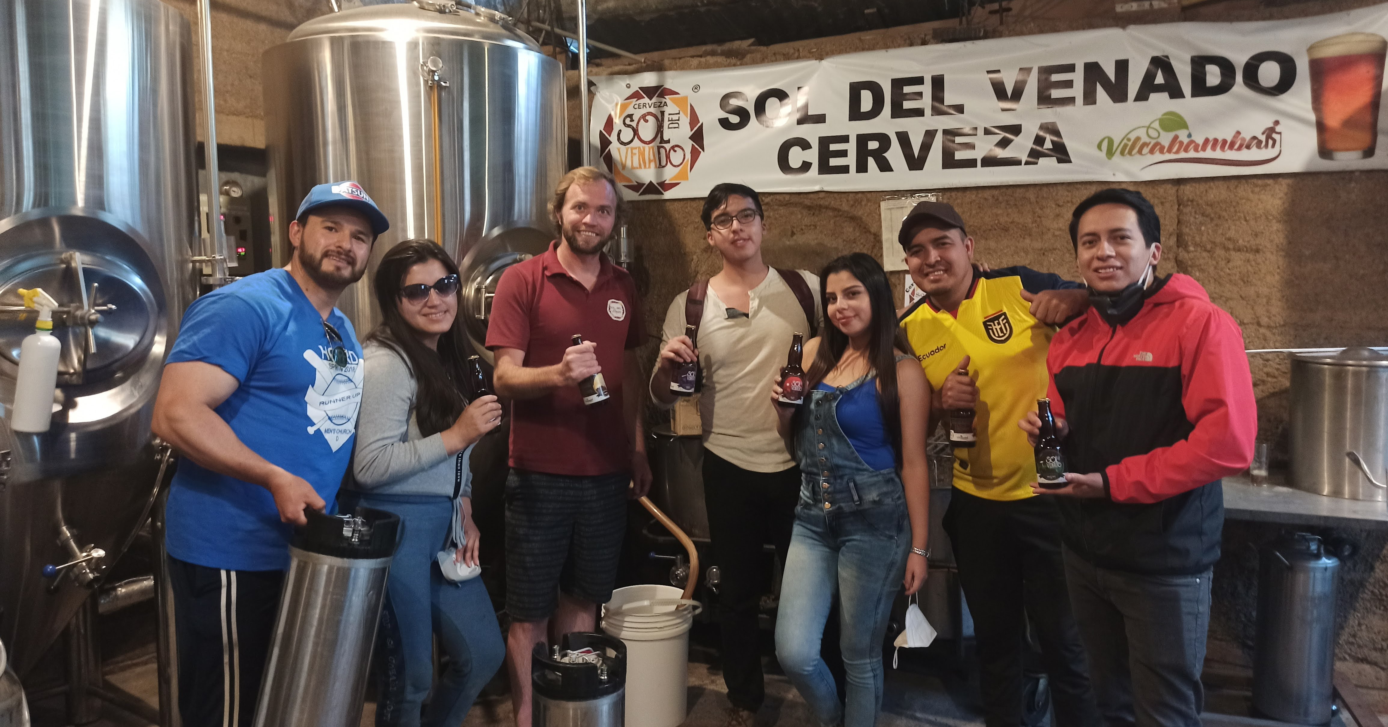 Visit the Sol del Venado craft beer manufacturing plant in San Pedro de Vilcabamba